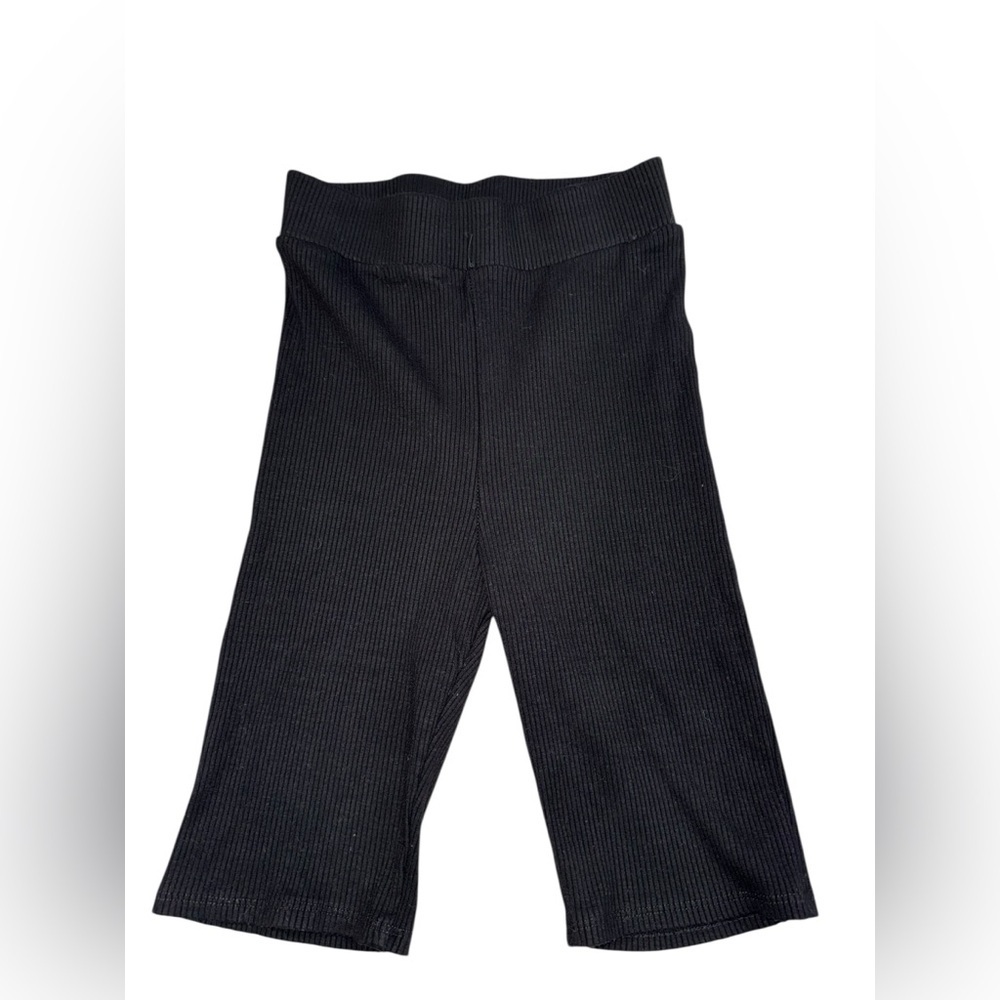 Naked Wardrobe Black Ribbed Biker Shorts Size Small